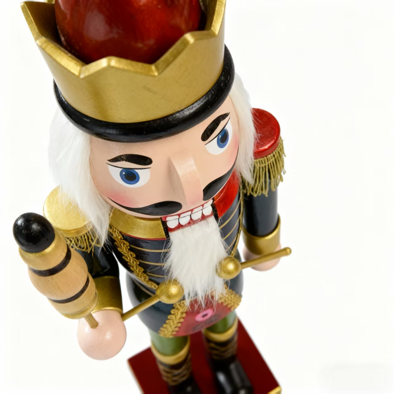 Handmade 18/30cm Wooden Nutcra - Nutcracker Figurine ulasan dan harga