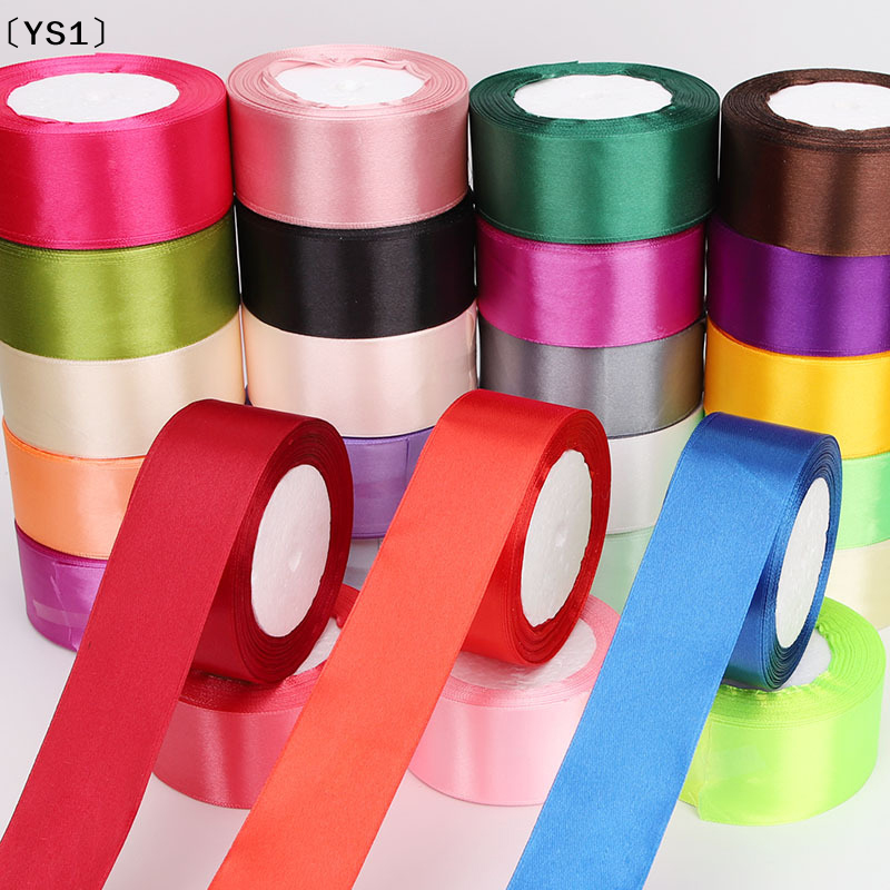 〔YS1〕4cm 25 Yards Satin Ribbon - Ribbon Bow Gift ulasan dan harga