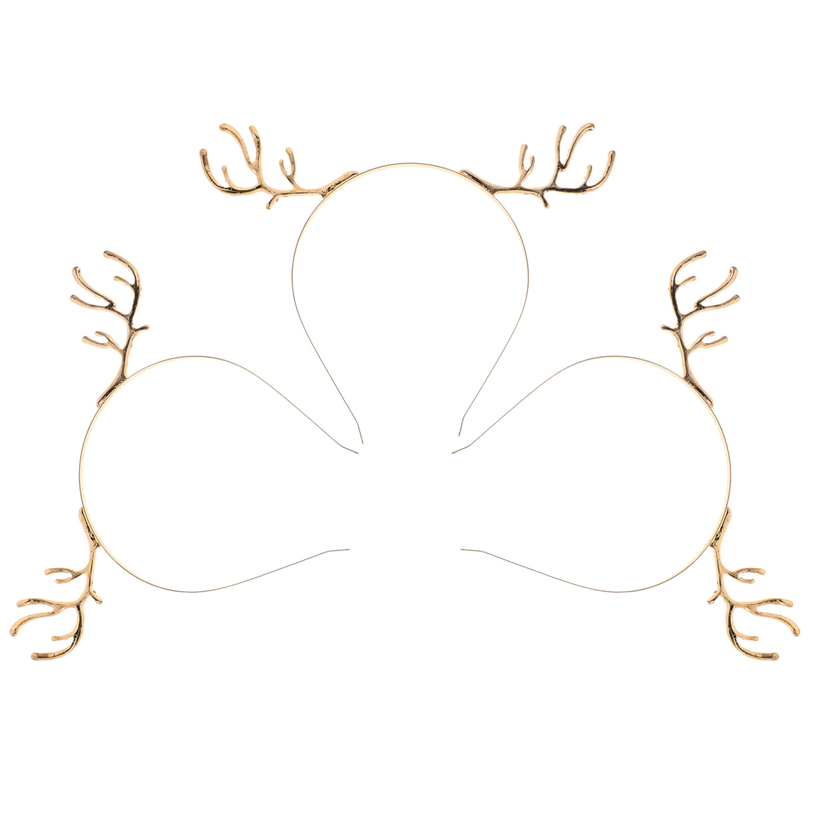 3Pcs Cute Reindeer Antler Head - Reindeer Antlers Headband ulasan dan harga