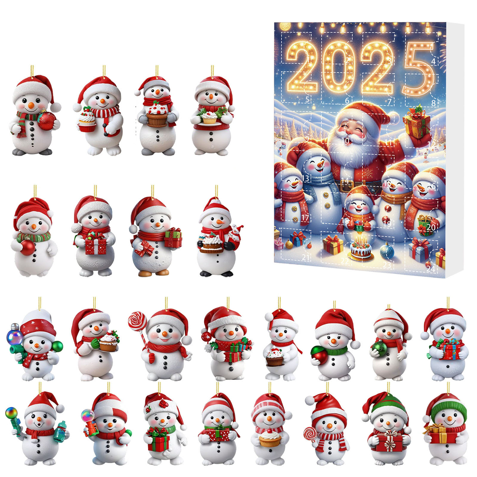 Christmas Advent Calendar with - Advent Calendar Gift ulasan dan harga