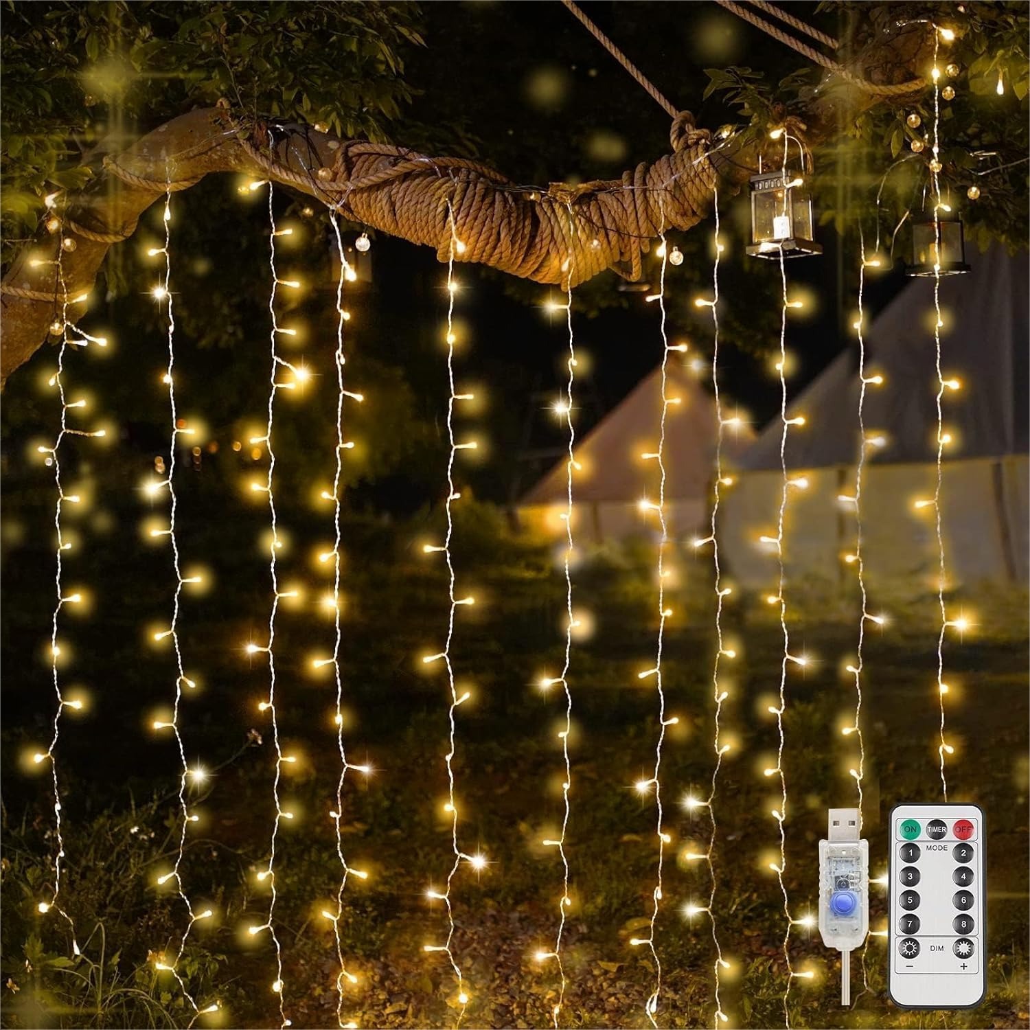 Curtain Lights For Bedroom 200 - Led Fairy String Lights ulasan dan harga