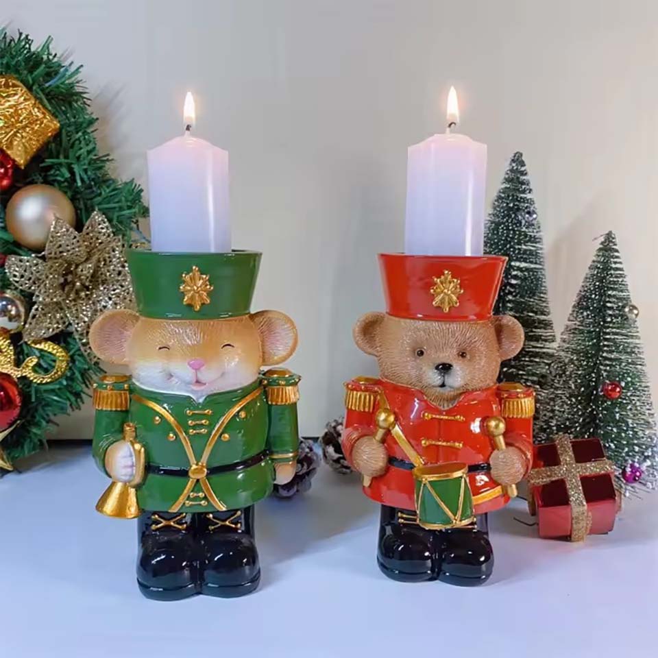 New Resin Nutcracker Candlesti - Nutcracker Figurine ulasan dan harga