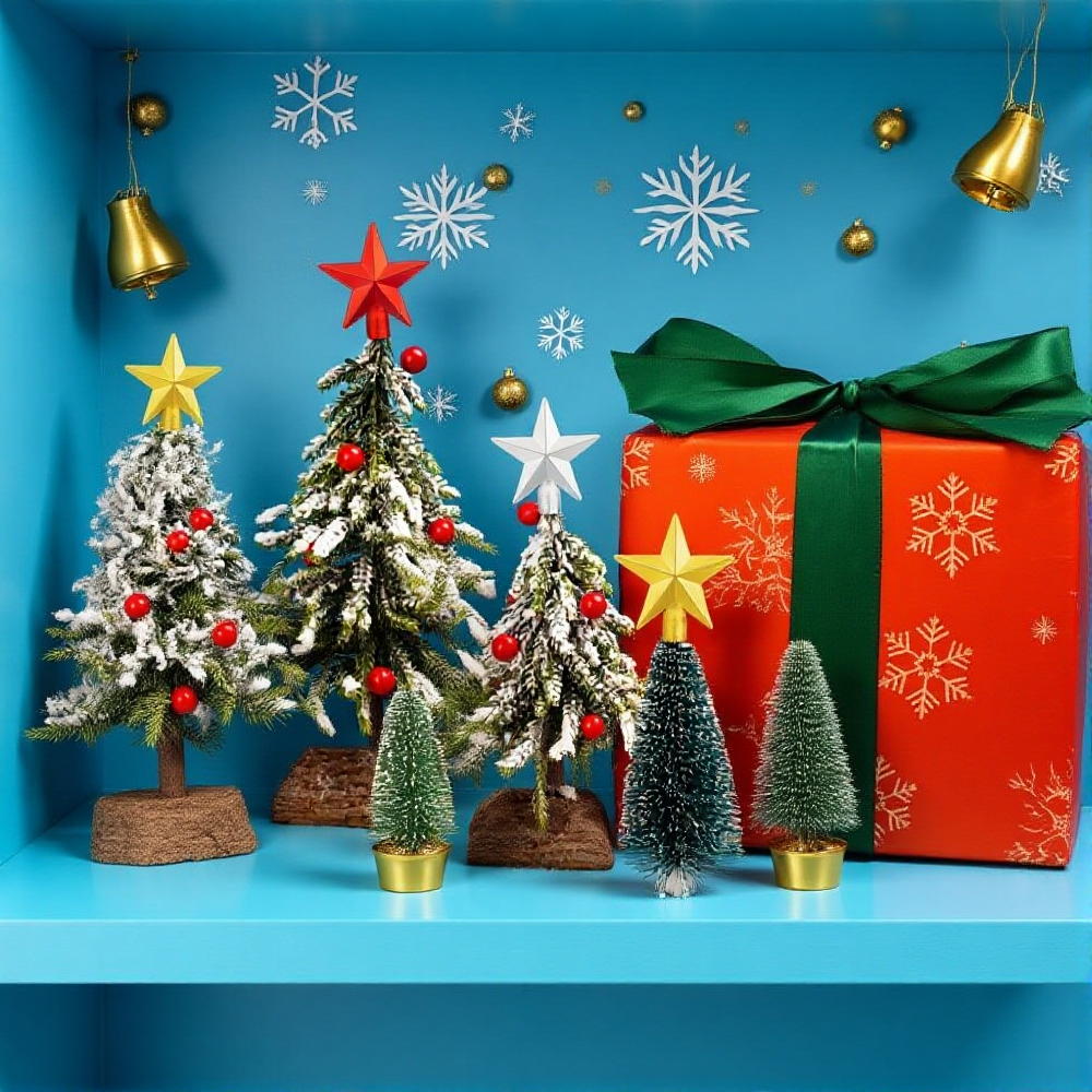 6cm Christmas Tree Topper Star - Star Tree Topper ulasan dan harga