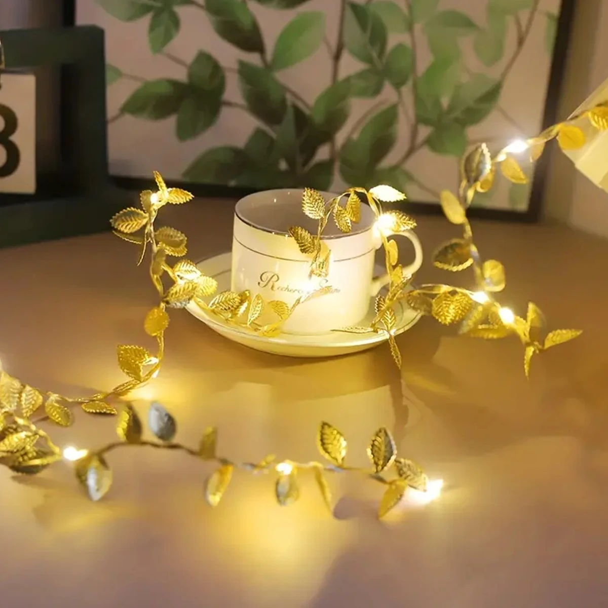 LED Golden Leaves String Light - Led Fairy String Lights ulasan dan harga