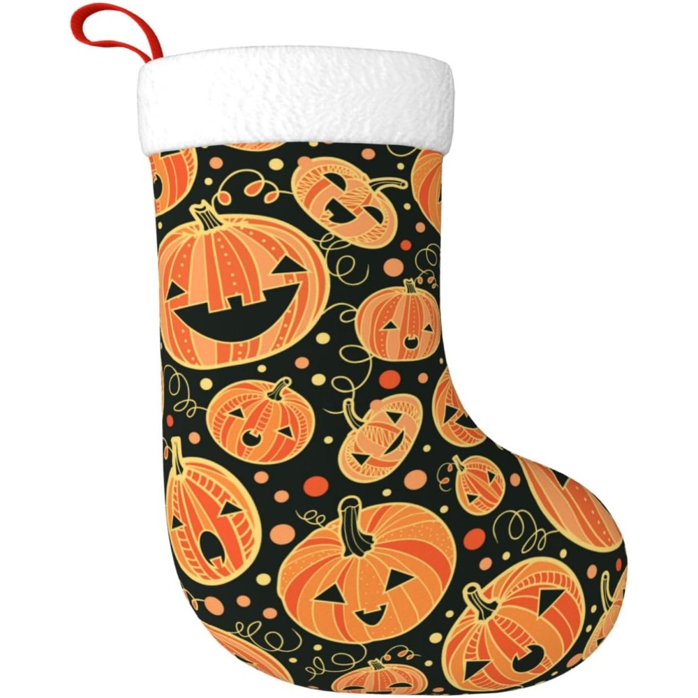 Halloween Pumpkin Christmas St - Christmas Stocking Hanging ulasan dan harga