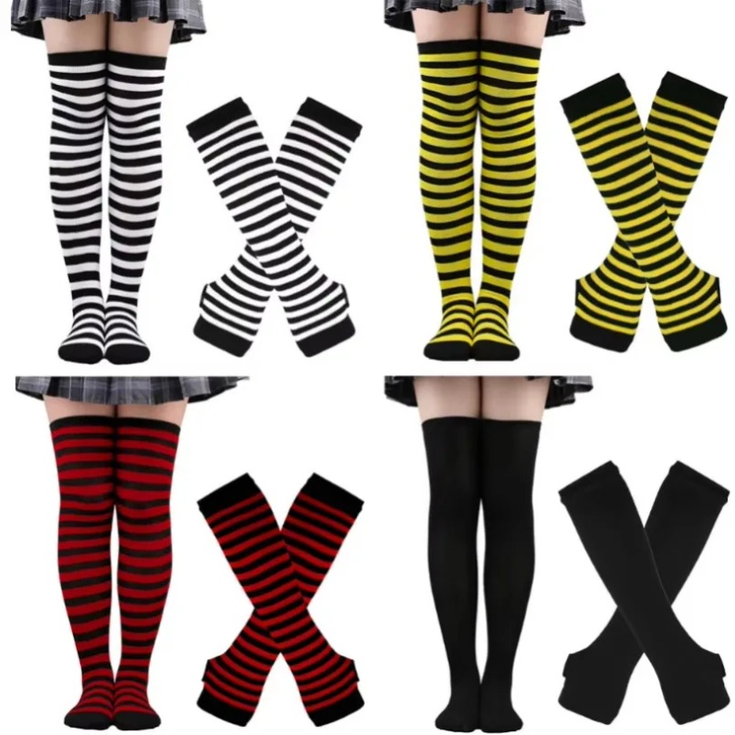 Women Thigh High Socks Arm Sle - Christmas Stocking Hanging ulasan dan harga