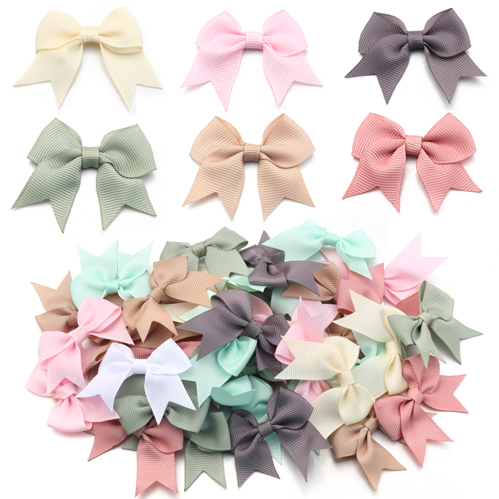 20Pcs 4x6cm Satin Ribbon Bowkn - Ribbon Bow Gift ulasan dan harga
