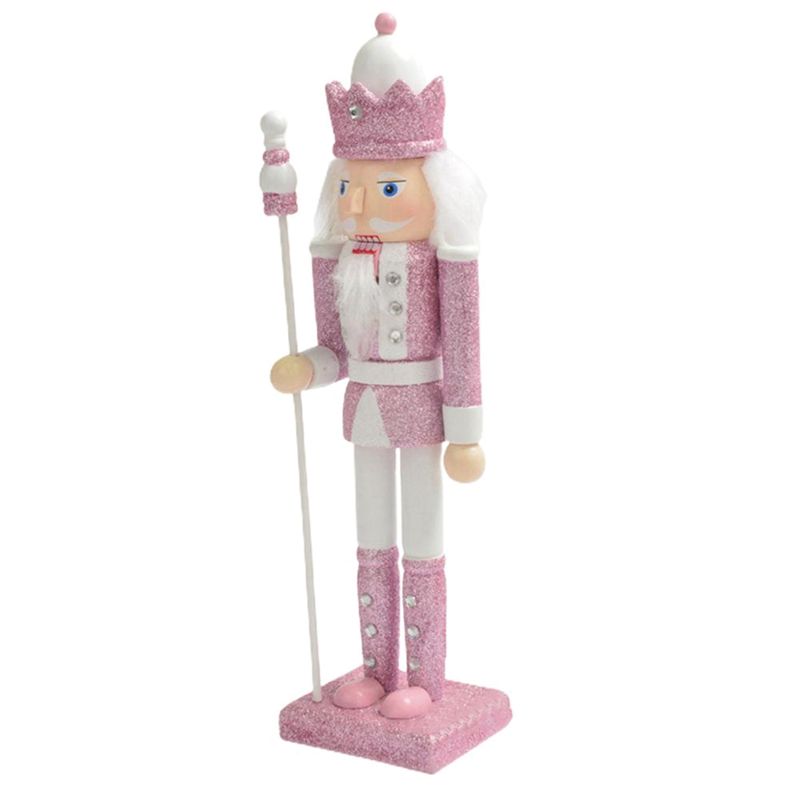 AT16 30cm Pink Wooden Nutcrack - Nutcracker Figurine ulasan dan harga