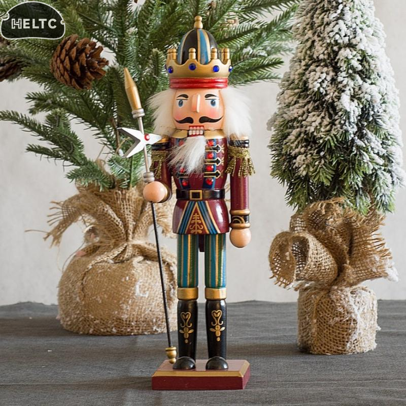 1Pcs 30CM Cartoon Walnut Soldi - Nutcracker Figurine ulasan dan harga