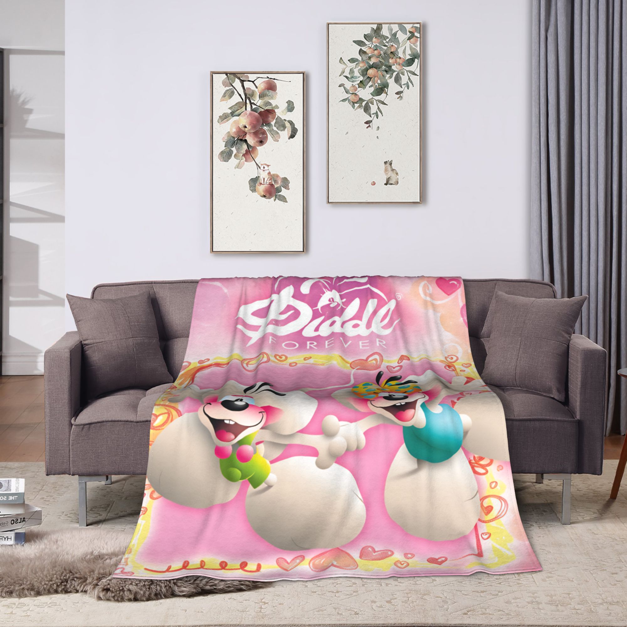 Christmas Diddl Blankets Quali - Christmas Throw Blanket ulasan dan harga