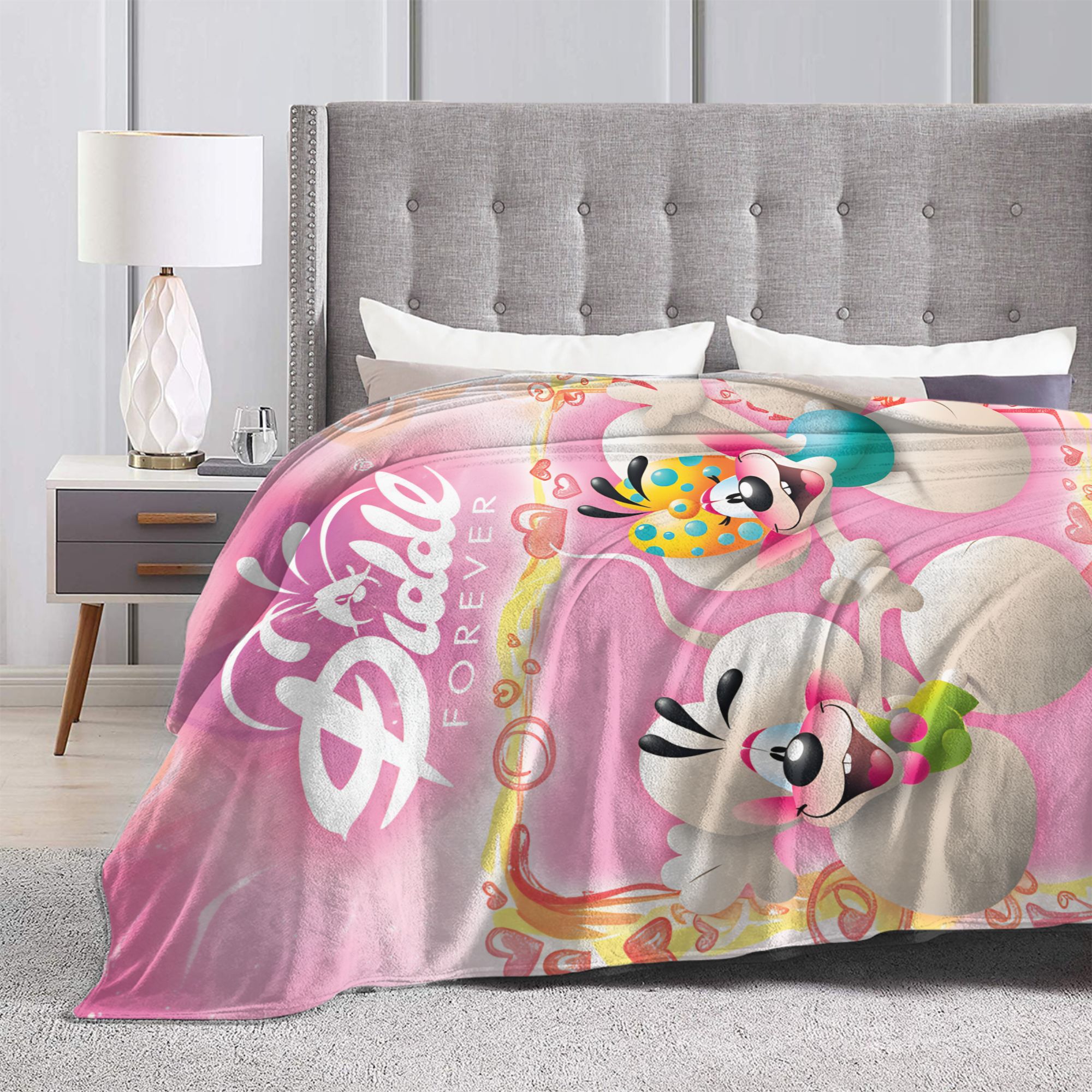 Christmas Diddl Blankets Quali - Christmas Throw Blanket ulasan dan harga