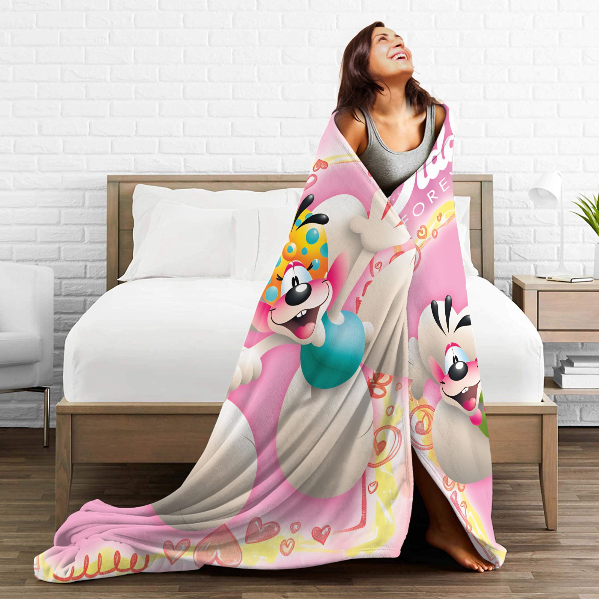 Christmas Diddl Blankets Quali - Christmas Throw Blanket ulasan dan harga