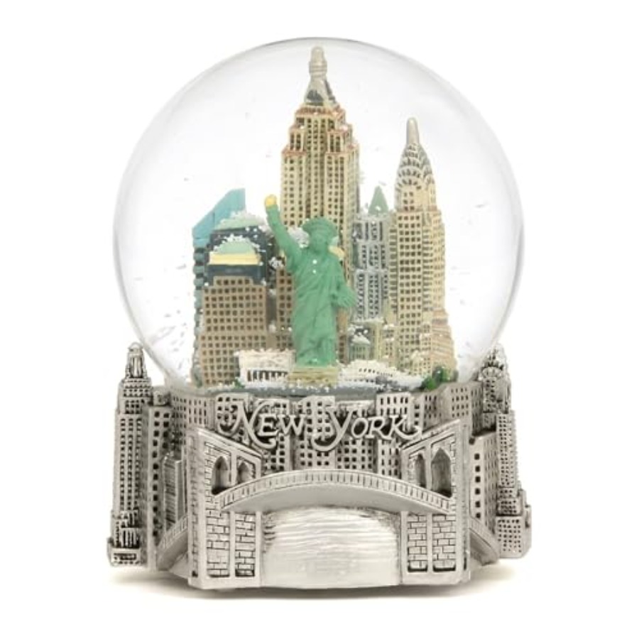 Silver Musical New York City S - Snow Globe Musical ulasan dan harga