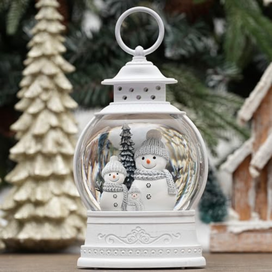 Christmas Snow Globe Lantern M - Snow Globe Musical ulasan dan harga