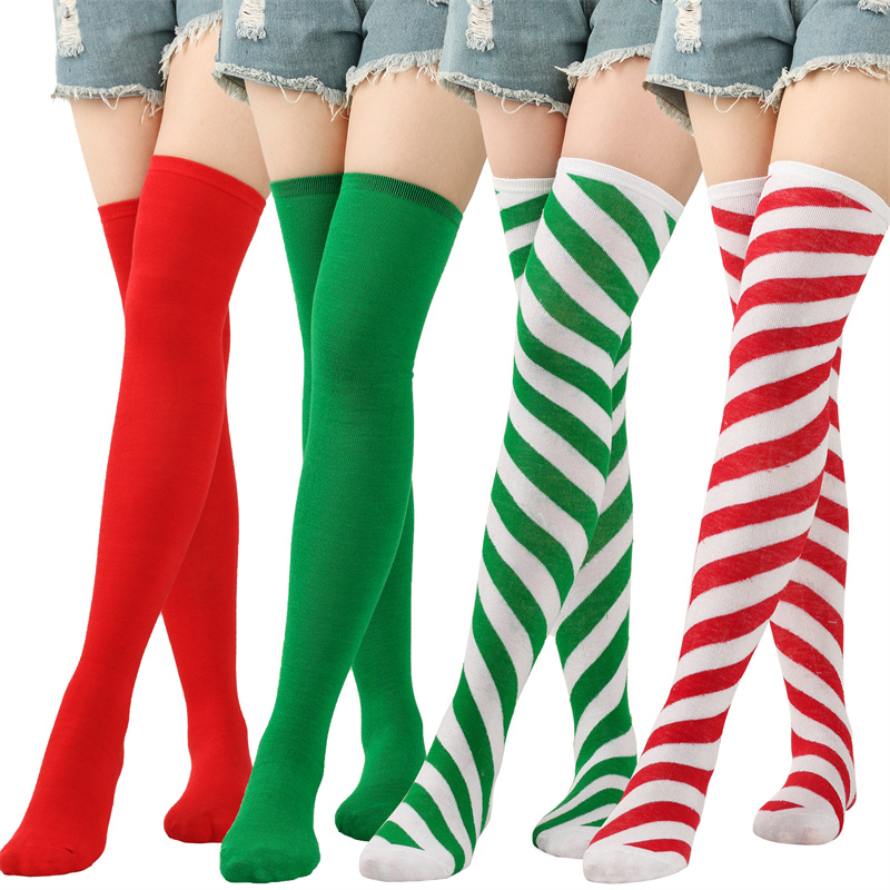 Women Over Knee Socks Christma - Christmas Stocking Hanging ulasan dan harga