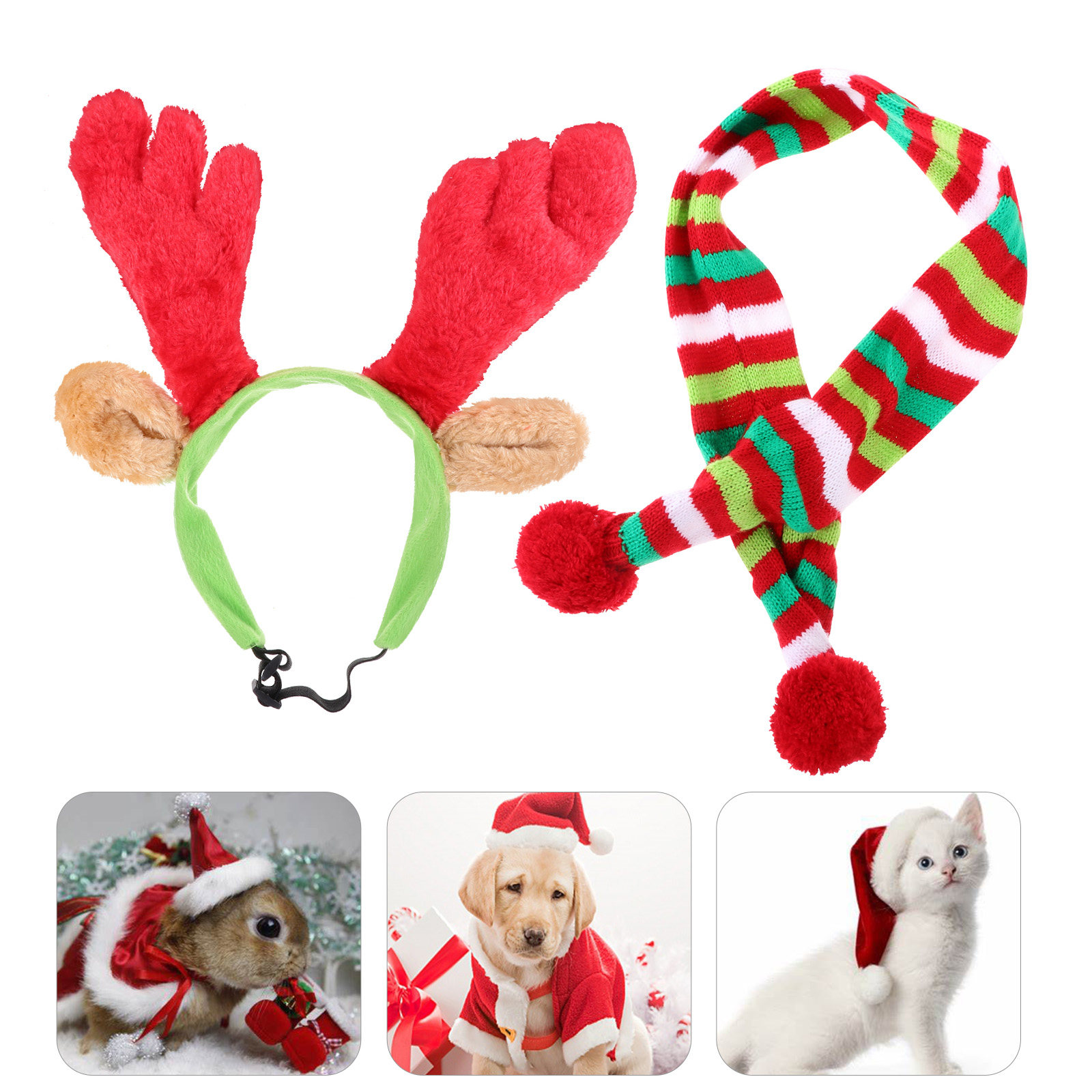 1Set Christmas Antlers Headban - Reindeer Antlers Headband ulasan dan harga
