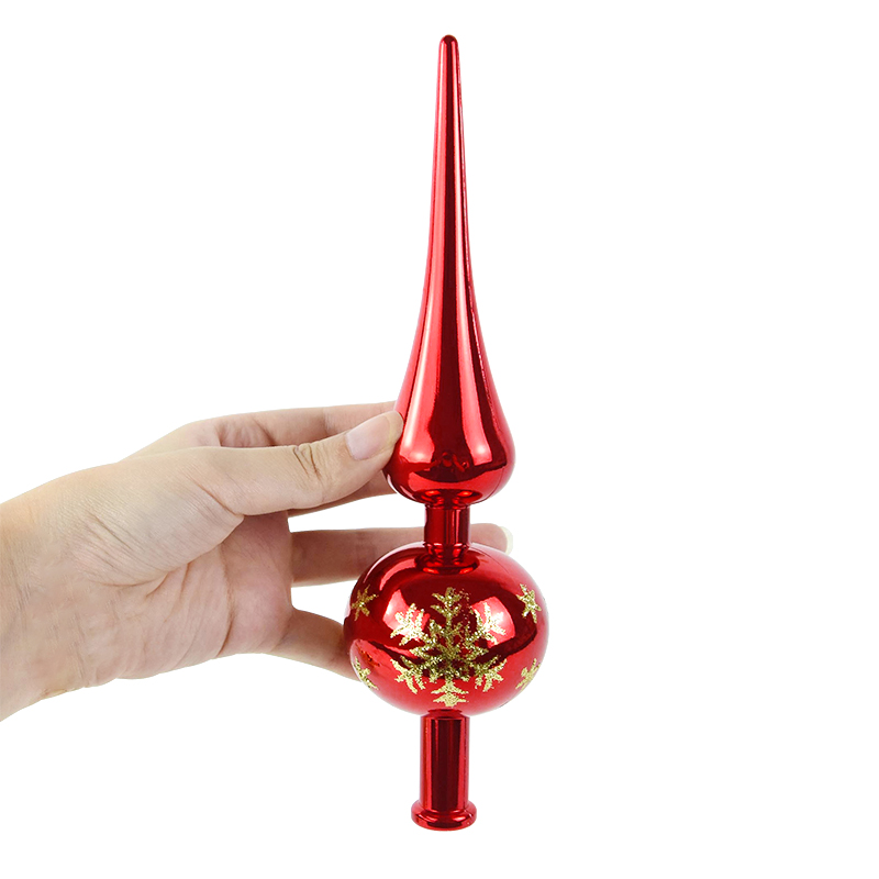 23cm Christmas Tree Topper Red - Star Tree Topper ulasan dan harga
