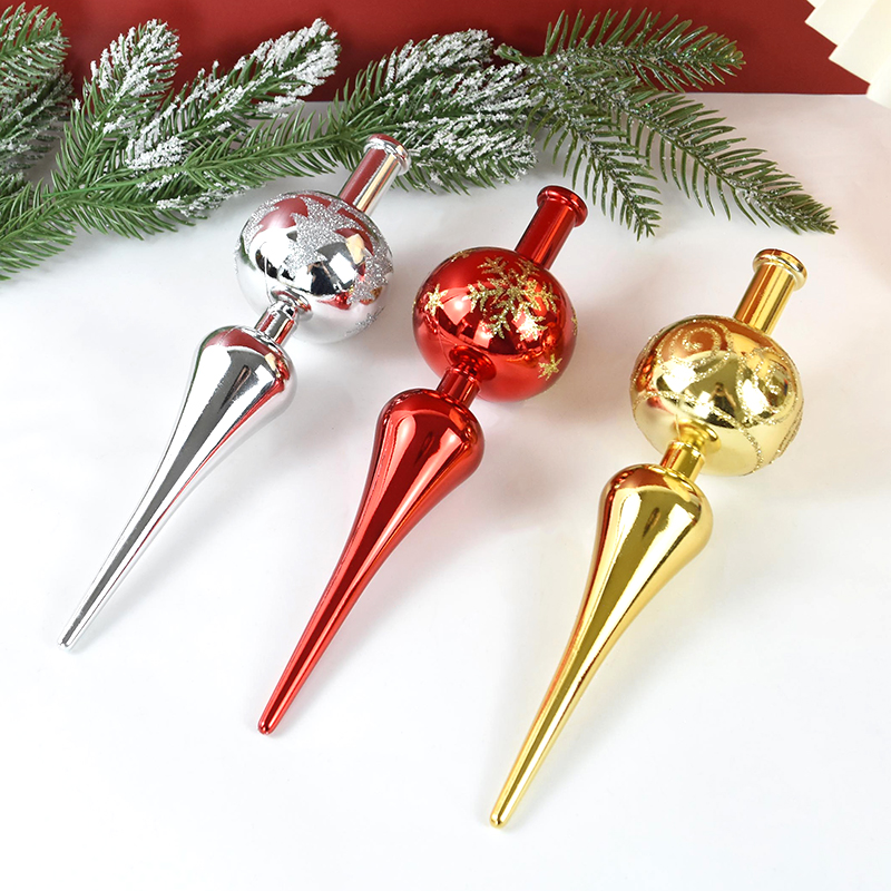 23cm Christmas Tree Topper Red - Star Tree Topper ulasan dan harga