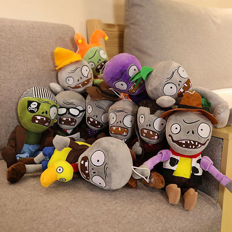 15-20cm Plant with Zombie Plus - Santa Hat Plush ulasan dan harga