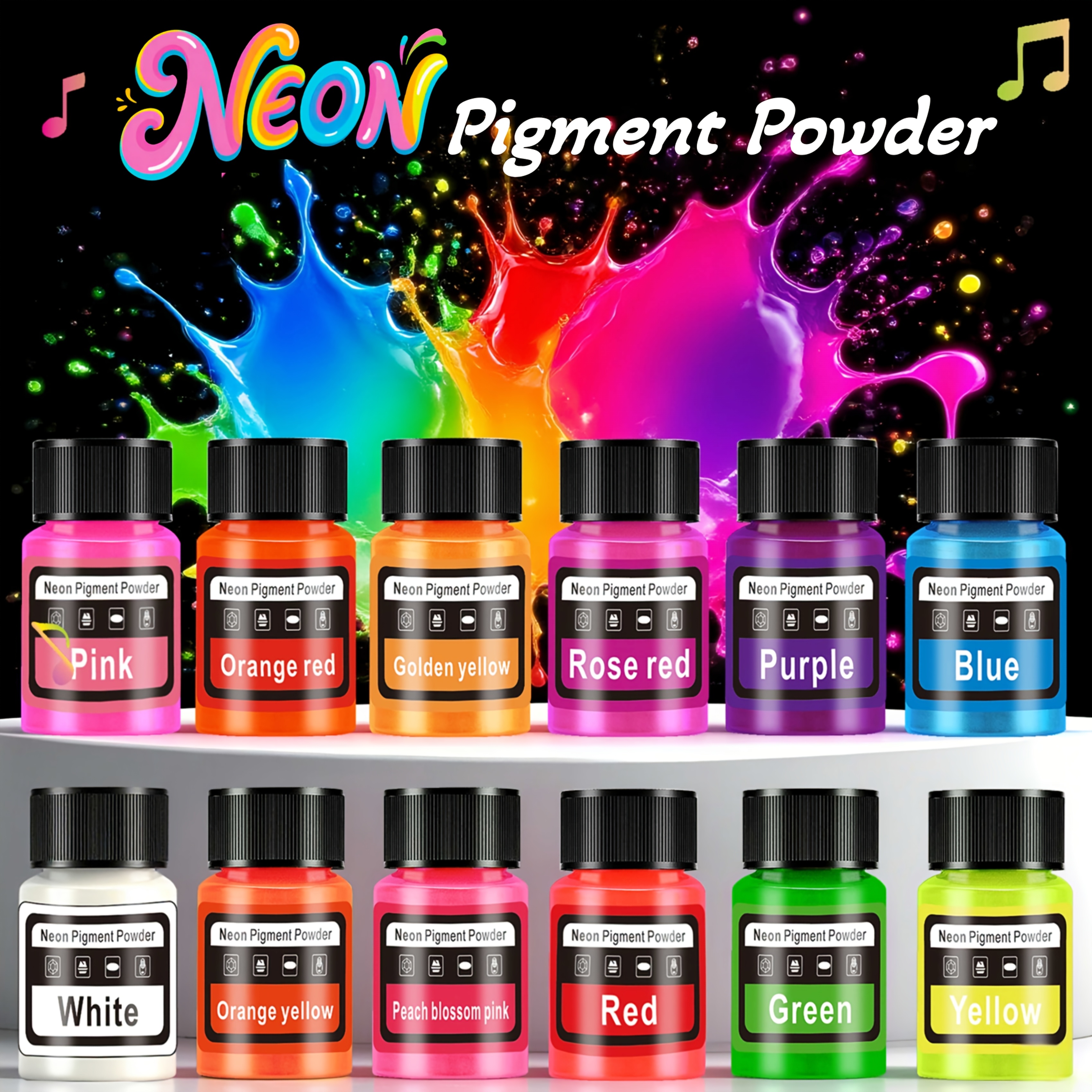 Fluorescent Powder/Neon Resin  - Holiday Candle Set ulasan dan harga