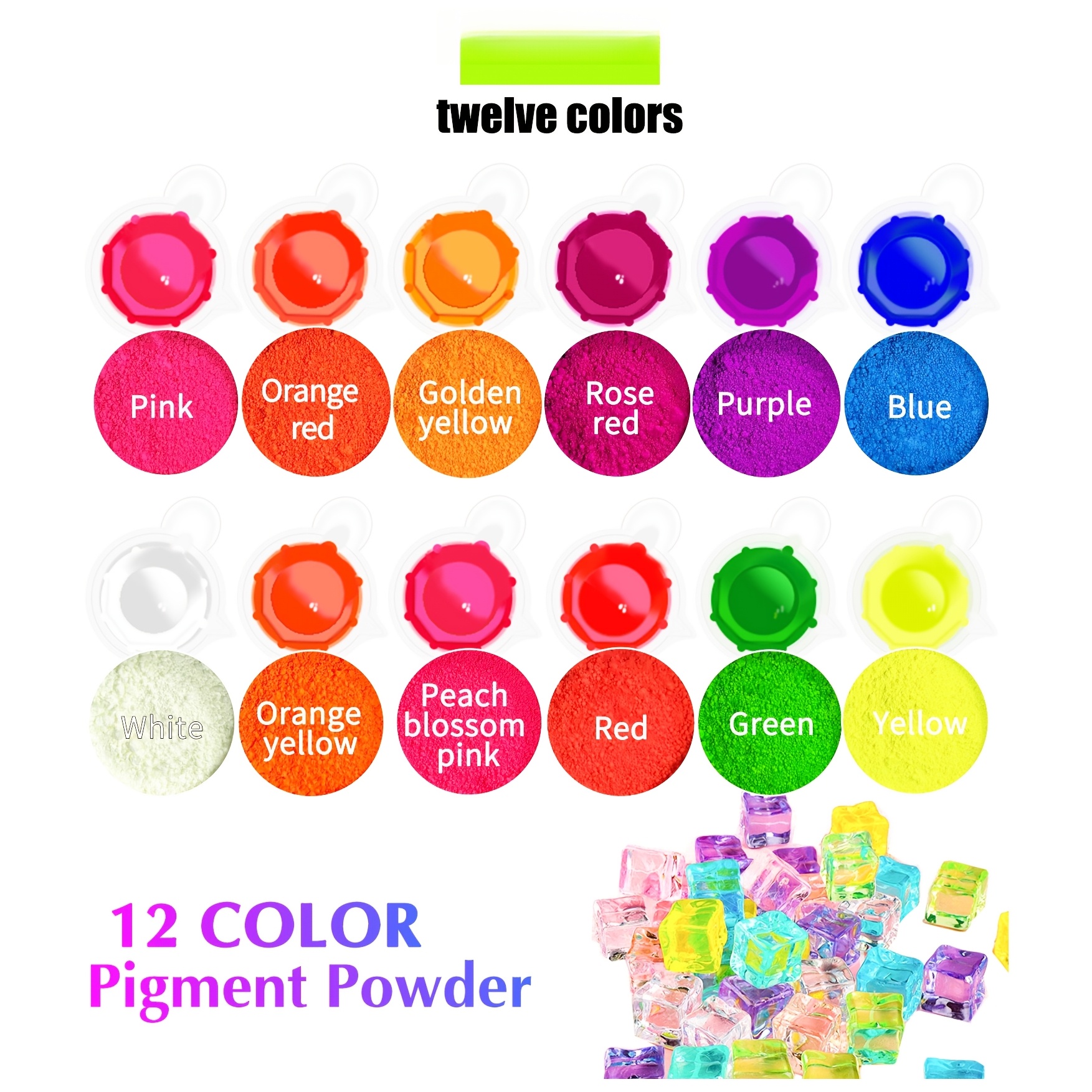 Fluorescent Powder/Neon Resin  - Holiday Candle Set ulasan dan harga